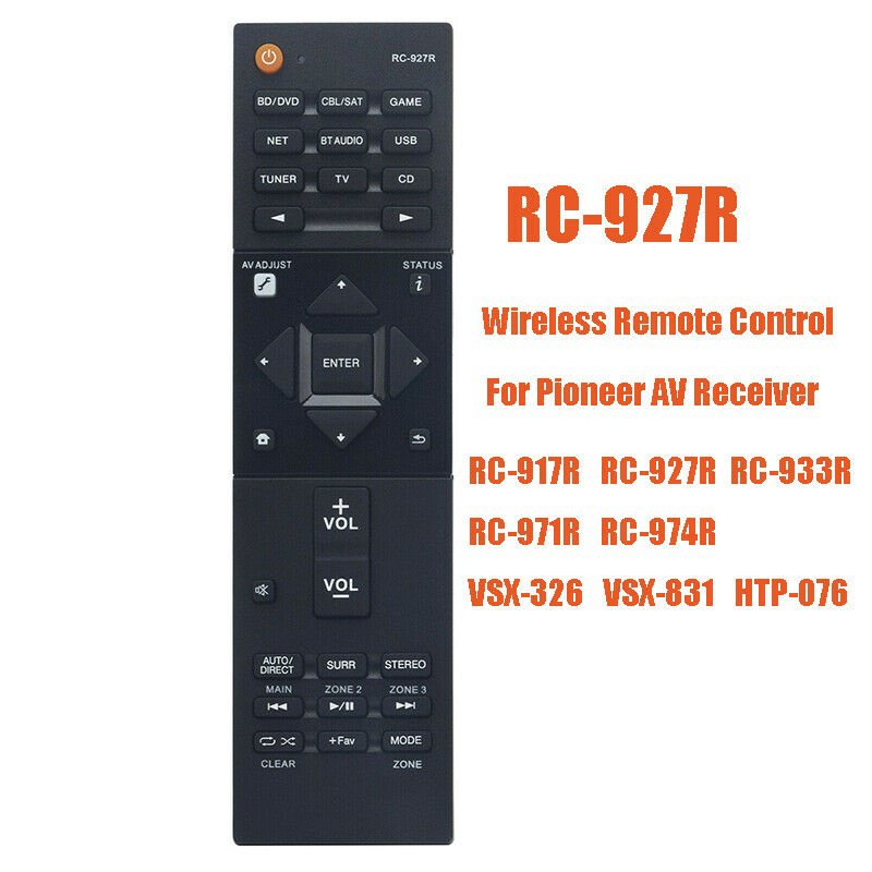 RC-927R điều khiển từ xa thay thế cho đầu thu Pioneer AV SC-LX701 SC-LX801 SC-LX701 SC-LX801 SC-LX90
