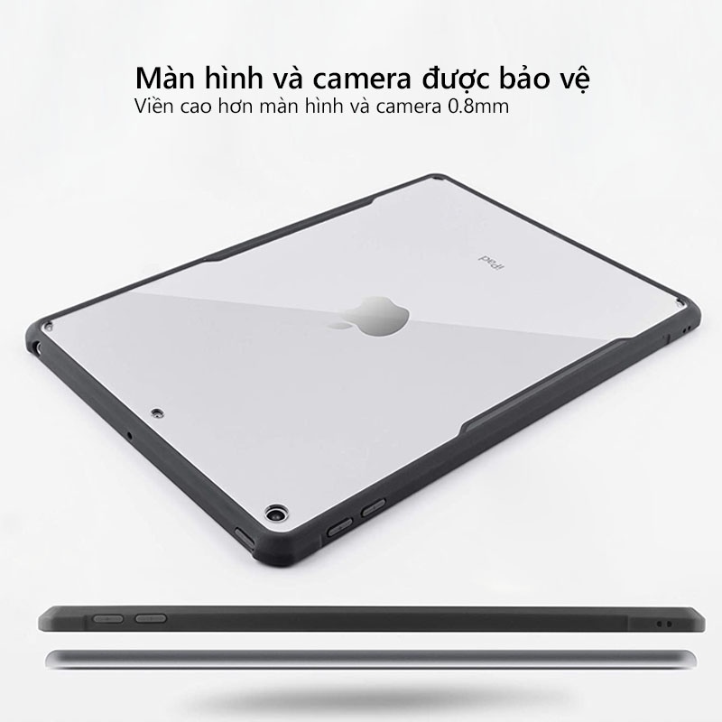 Ốp lưng XUNDD iPad 9.7' (2018 / 2017) / iPad Gen 6 Mặt lưng trong, Viền TPU, Chống sốc