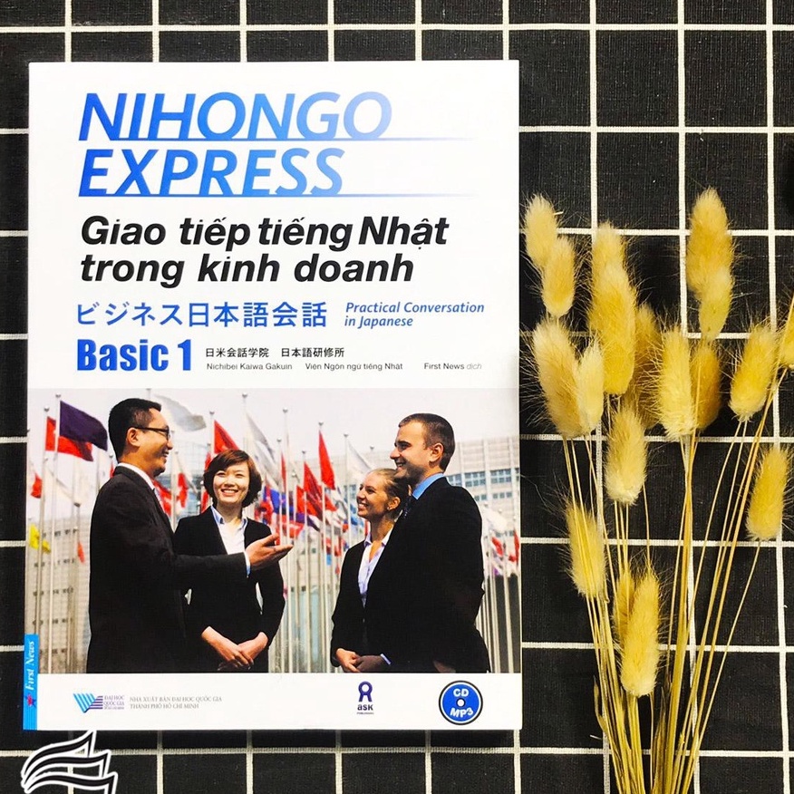 Sách - Combo Giáo trình giao tiếp tiếng Nhật trong kinh doanh Nihongo Express Bijinesu Nihongo Kaiwa