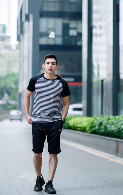 Bộ Đồ Thể Thao Vải Thun Cotton Lạnh Chất Mềm Mịn