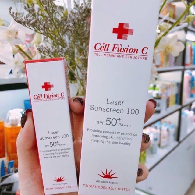 Kem chống nắng sau lăn kim, laser Cell Fution C