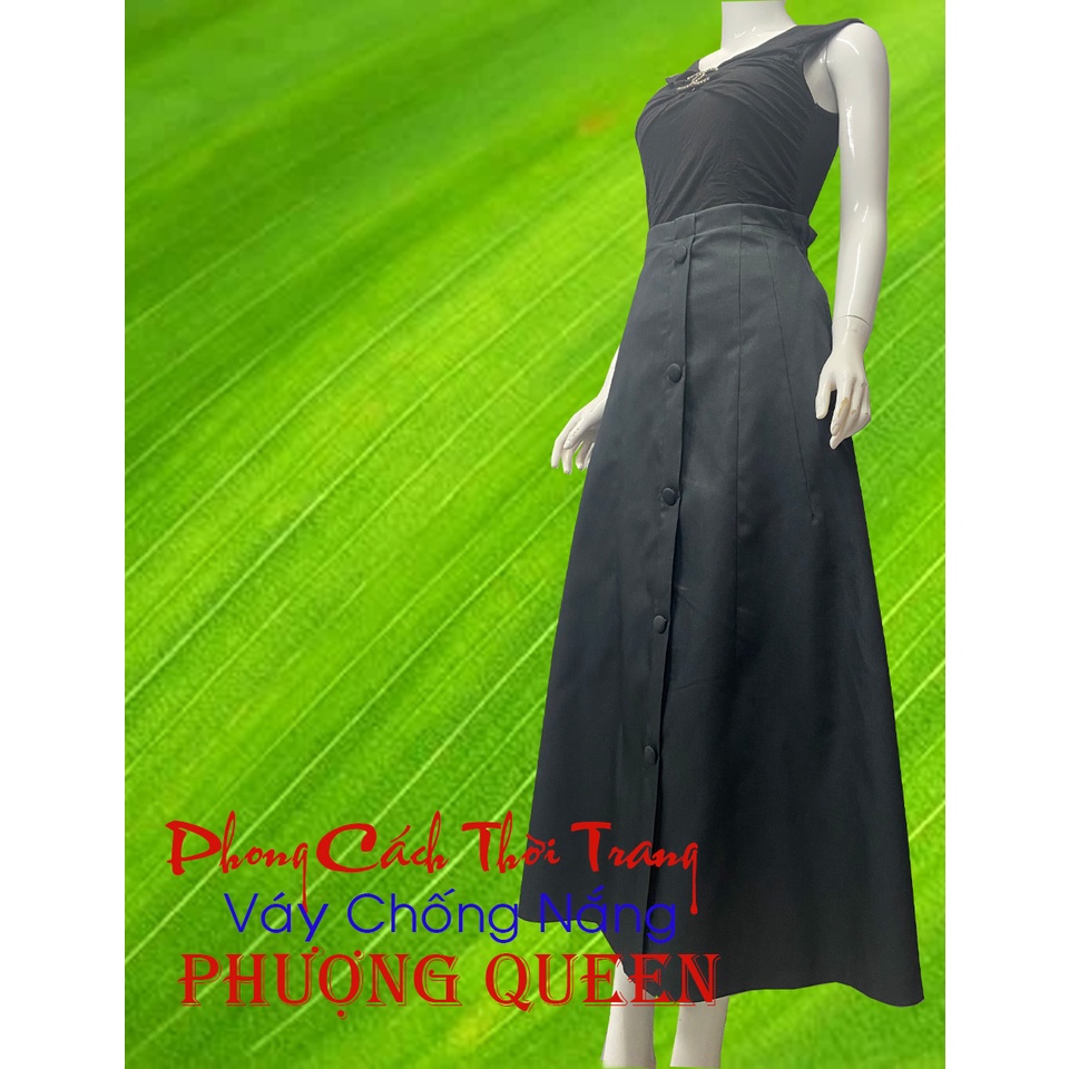 Váy jean - KAKI chống nắng thời trang cao cấp phuongqueen