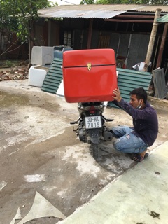 Thùng chở hàng composite 56x56x60