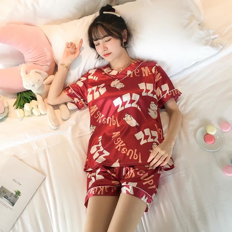 3️⃣ 🍀 [QUÀ TẶNG] [Bigsize 3XL-5XL] [RẺ VÔ ĐỊCH] [SIÊU SALE] [Hình Thật] Bộ mặc nhà/đồ ngủ/pyjama lụa đùi | BigBuy360 - bigbuy360.vn