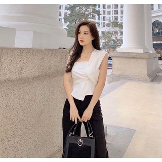 Áo croptop lệch vai Áo 1 bên vai