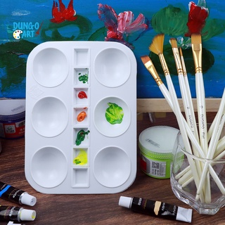 Sỉ Khay Pha Màu  Ô Tròn Dày 13 Ô Kích Thước 20*15cm Loại To