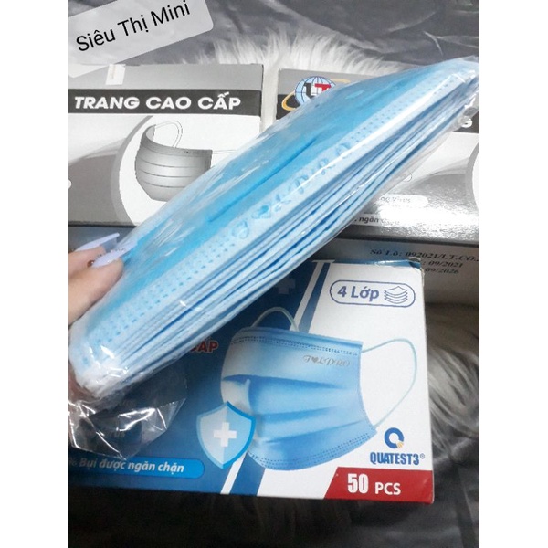 Hộp Khẩu Trang Y Tế 4 Lớp Cao Cấp