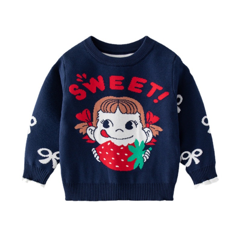 Áo sweater IQ Angel chất liệu cotton hai lớp cao cấp thời trang cho bé