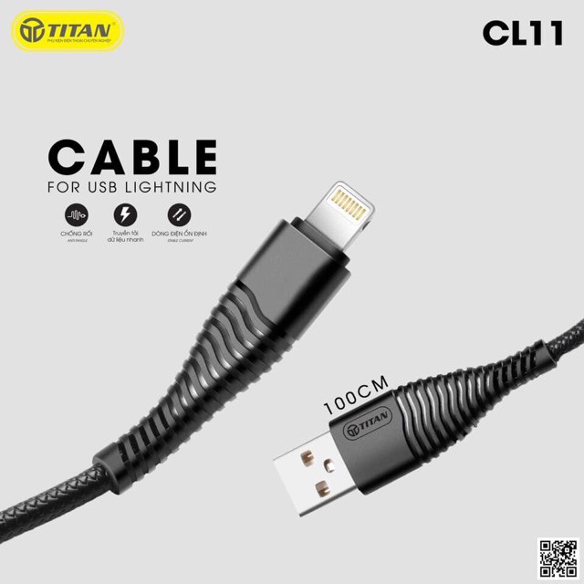 Dây cáp TITAN Lightning CL11 / Micro CM11
