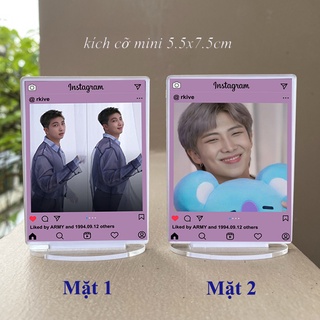 Tượng instagram BTS kích cỡ mini ( in 2 mặt khác nhau )