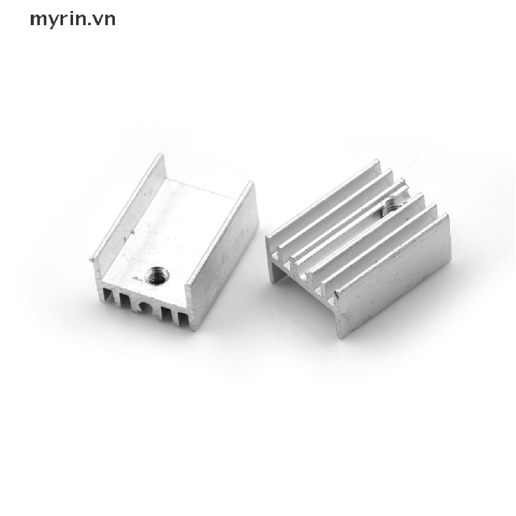Set 10 Bộ Tản Nhiệt Bằng Nhôm Kích Thước 20x15x10mm Chuyên Dụng Cho TO-220 0 0 0 0 0