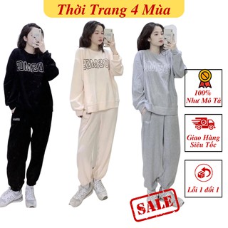 Set Nỉ Cosmos PEONYB Unisex [Cao Cấp]  Bộ đồ quần ống boom áo dài tay hoodie form rộng nam nữ Ulzzang 🌸