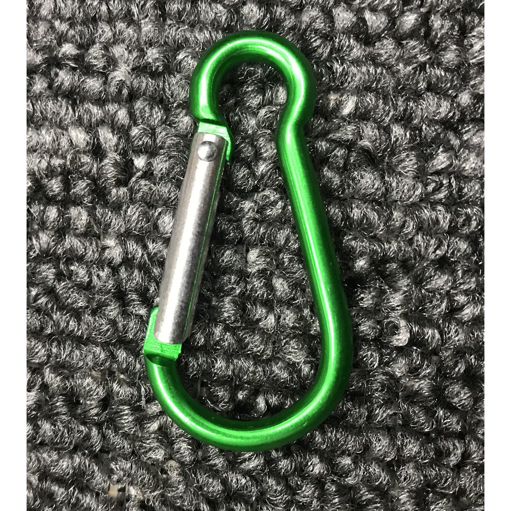 {TIỆN LỢI} Móc khóa nhôm hình bầu giữ đồ vật, móc cửa chuồng dành cho cửa chuồng lắp ghép (màu ngẫu nhiên)