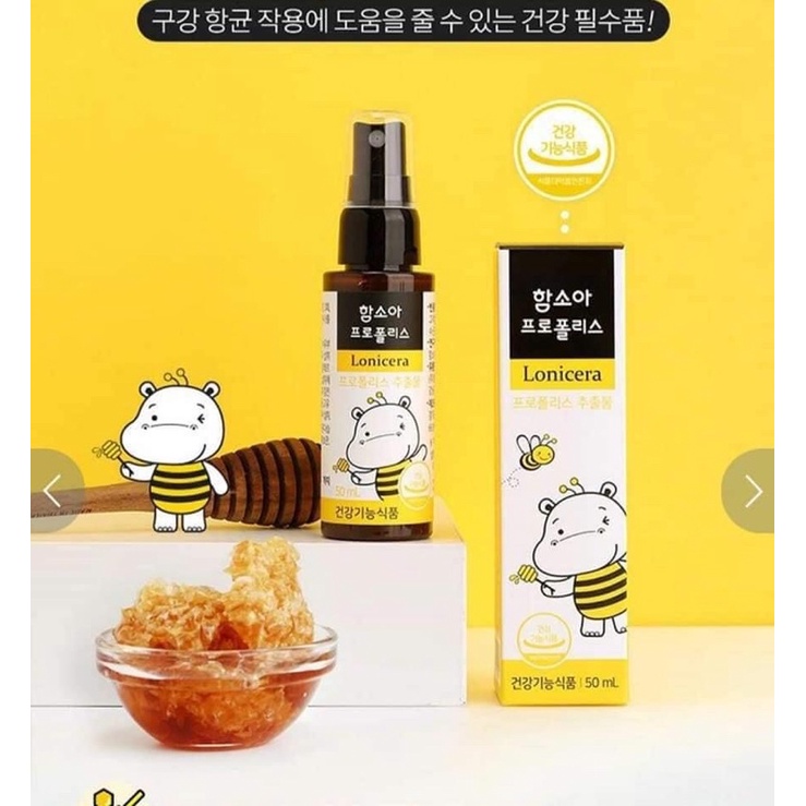 Xịt keo ong Hamsoa nội địa Hàn quốc 50ml