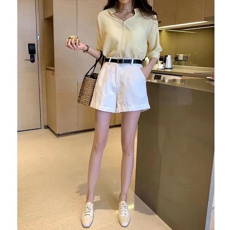 Quần short kèm belt chất xinh