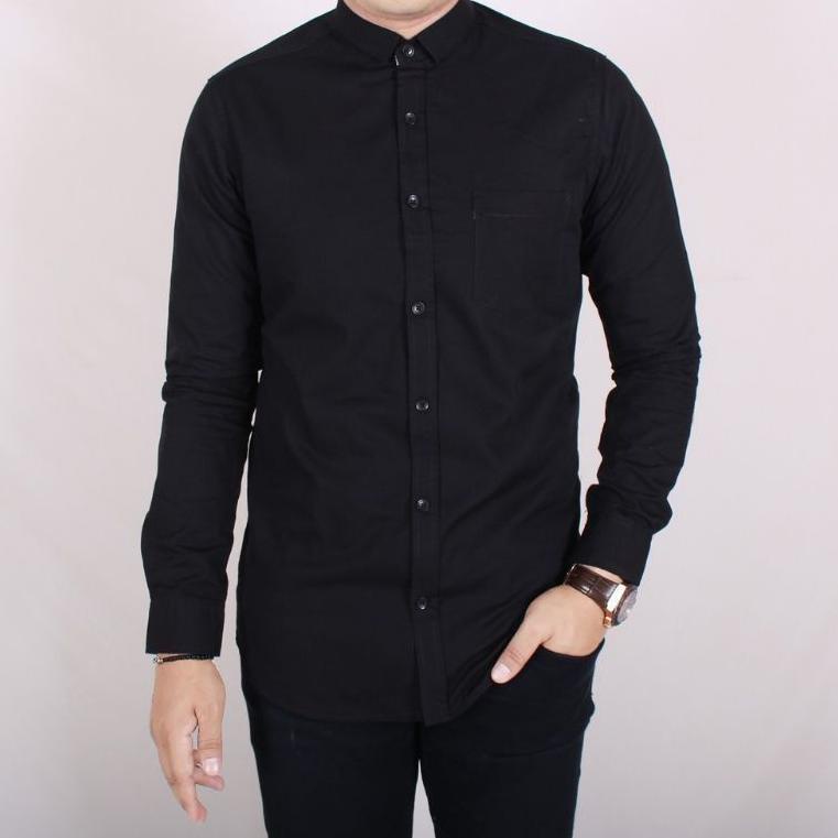 Áo Sơ Mi Nam Slimfit Dài Tay Màu Xanh Đậm Xám Đậm / Xám / Đen / Xanh Dương Đậm / Trắng Size M L XL 38