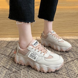 ⚡FLASHSALE⚡ Giày thể thao nữ Miariboo 2 dây buộc kiểu đế cao lượn sóng mẫu mới 2020