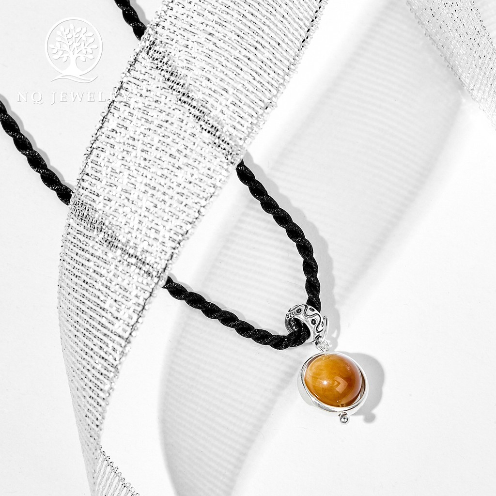 Mặt dây chuyền viền tròn bạc - NQ Jewelry