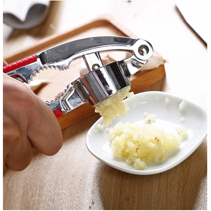 Dụng Cụ Xay tỏi ớt cầm tay Đa Năng 2 in 1 - Kẹp càng cua, hạt óc chó thông minh - Máy Xay Nghiền tỏi ớt bằng tay