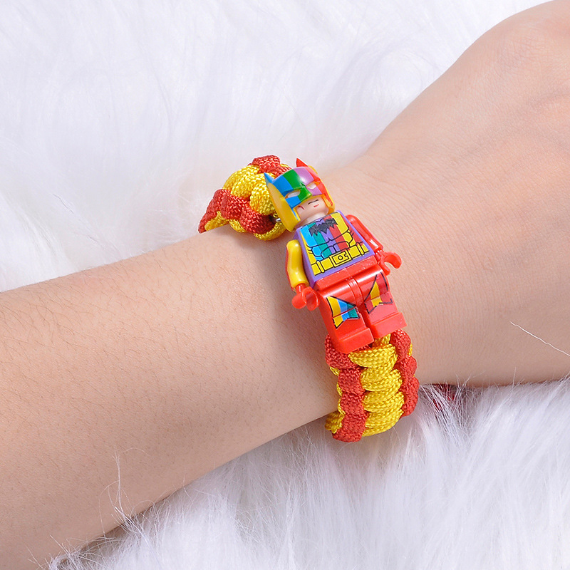 Buzz Lightyear Woven Bracelet Men's and Women's Lego Brick Bracelet Student Couple Gift Douyin Net JP6