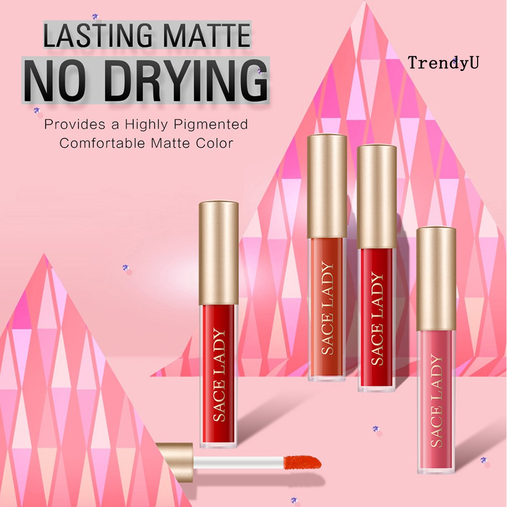 (Hàng Mới Về) Set 3 / 6 Son Môi Sace Lady Chống Thấm Nước Và Dưỡng Ẩm Cao Cấp | BigBuy360 - bigbuy360.vn