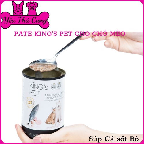 Pate King's Pet cho Chó Mèo- 6 vị.....YEUTHUCUNGDAKNONG