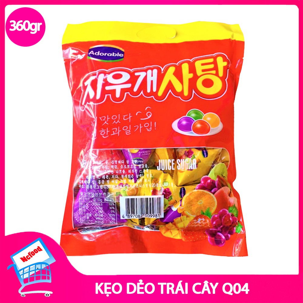 KẸO DẺO TRÁI CÂY HÀN QUỐC ADORABLE 360g | BigBuy360 - bigbuy360.vn