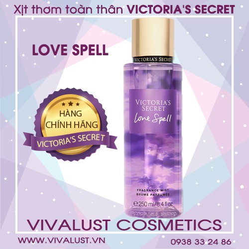 Xịt thơm toàn thân LOVE SPELL - Victoria's Secret