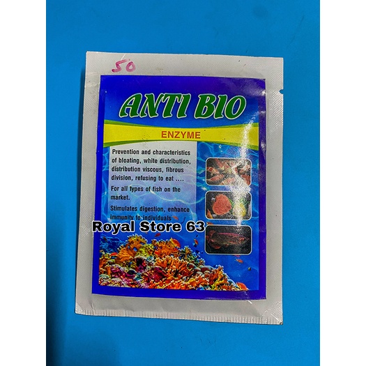 Anti Bio Men tiêu hóa An Lộc Phát cho cá cảnh gói 10g