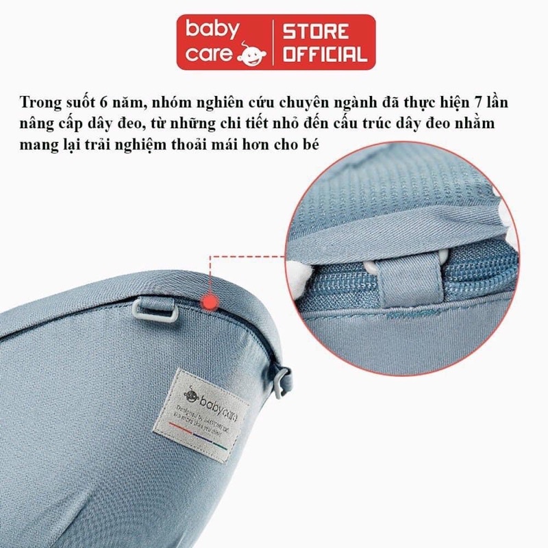 Địu ngồi babycare chống rung bảo vệ cột sống  ngồi 3 tư thế