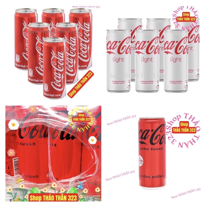 Nước Ngọt Coca-Cola Có Ga / Pepsi Zero