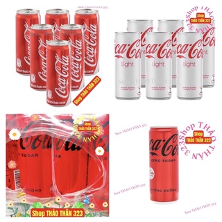 Nước Ngọt Coca-Cola Có Ga / Pepsi Zero (1 Lốc x 6 Lon)