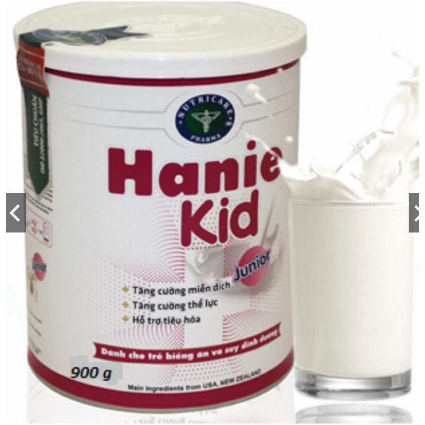 Sữa Hanie Kid dành cho trẻ biếng ăn - 900g