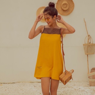 Folie Homewear đầm mặc nhà hai dây FD24.1