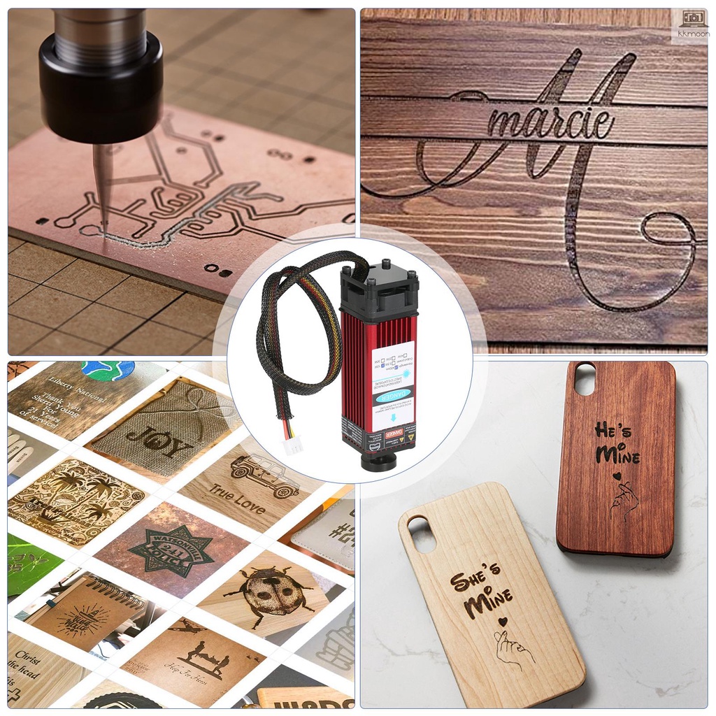 Mô Đun Laser 5.5w 450nm Chuyên Dụng Cho Máy Khắc Laser