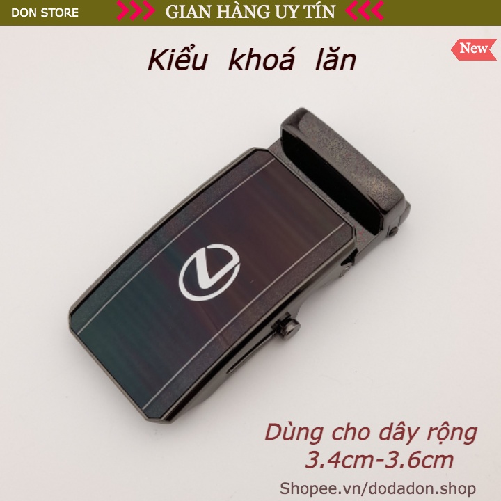 [GIÁ SỈ] Đầu Khóa Dây Lưng Trơn Mới Nhất 2020 Thép Không Rỉ Cho Dây 3.4-3.5cm BH 6 Tháng