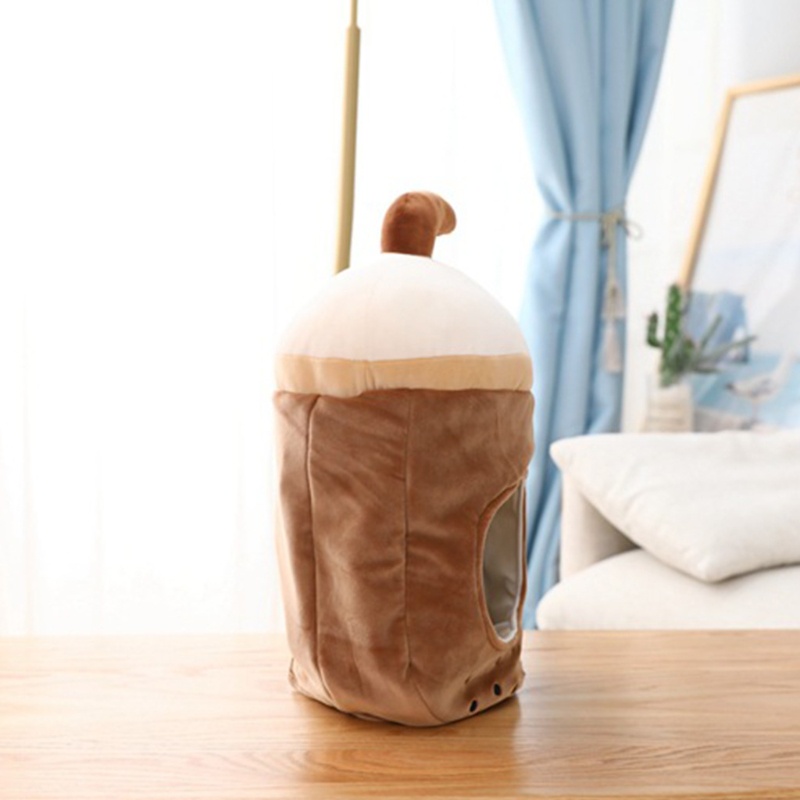 Mũ Nhồi Bông Giữ Ấm Tai Hình Bình Sữa Hoạt Hình Vui Nhộn Dùng Làm Đạo Cụ Chụp Ảnh