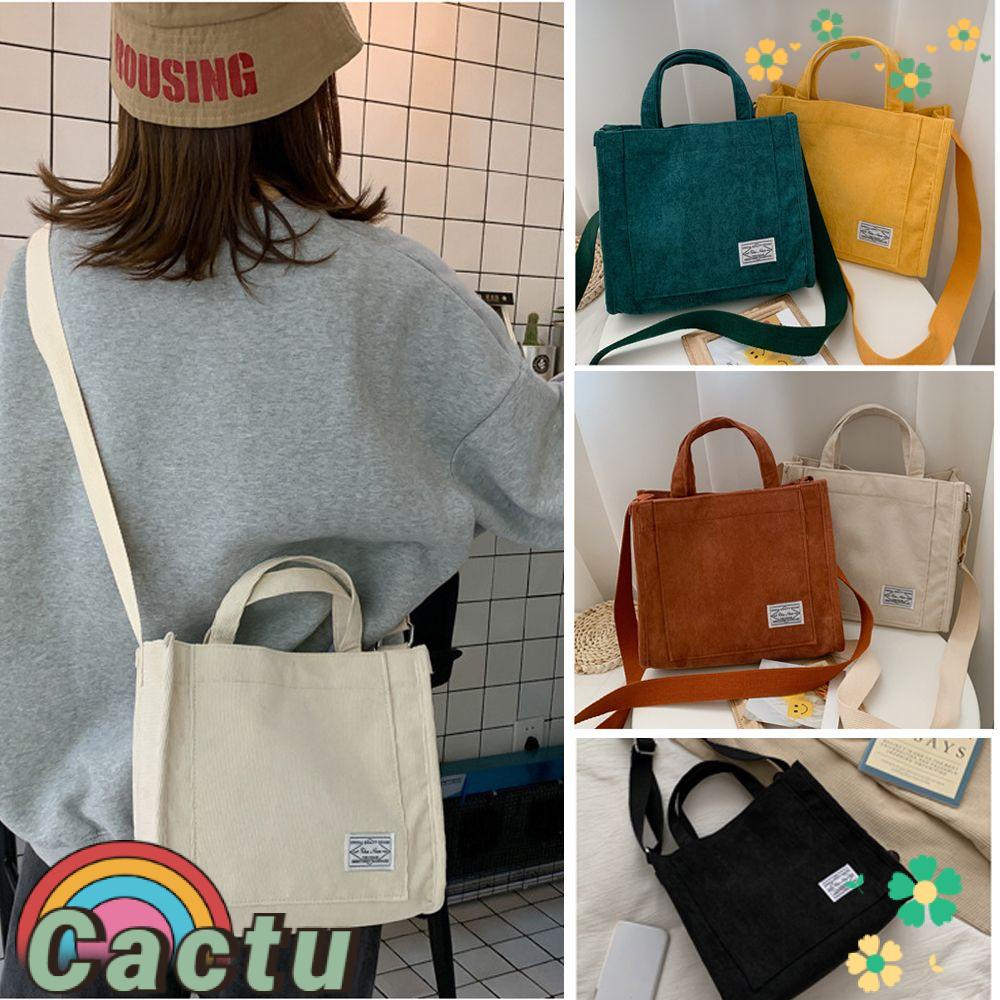 Túi Đeo Vai / Xách Tay Chất Nhung Thân Thiện Với Môi Trường Có Khóa Kéo Cho