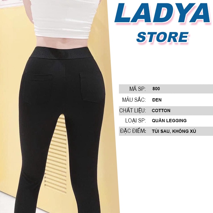 Quần legging đùi, dài GU cạp cao siêu co giãn LADYA STORE M800
