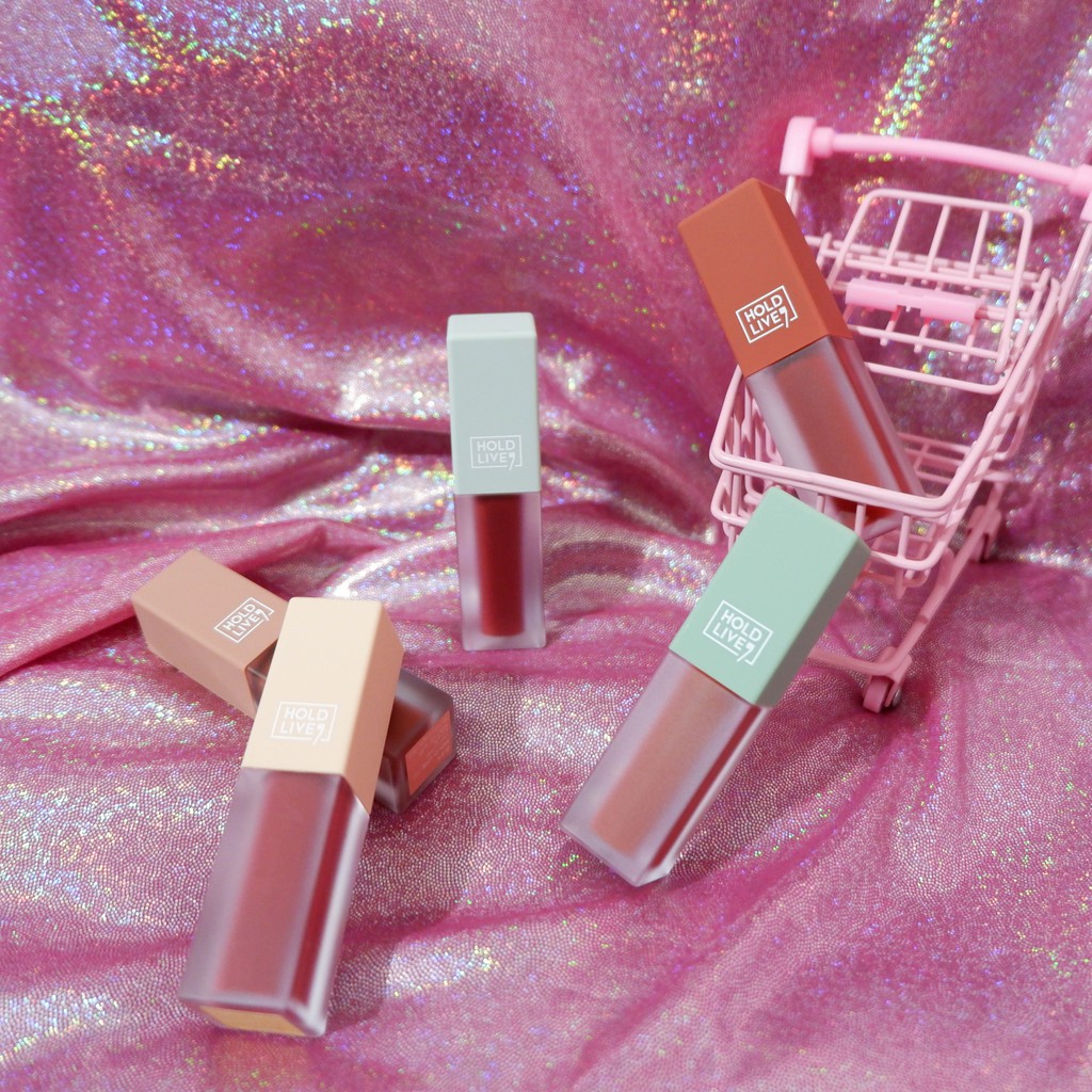 Set 5 son kem vuông Hold Live orchid love matte lip chính hãng Holdlive nội địa Trung HL270 NPP Shoptido | BigBuy360 - bigbuy360.vn