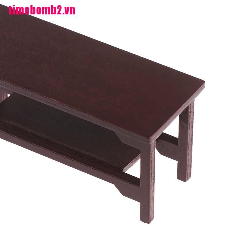 Bộ Ghế Gỗ Kiểu Retro Tỉ Lệ 1 / 12 Dùng Trang Trí Nhà Búp Bê