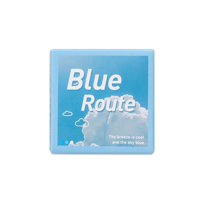 Set 46 sticker Infeel.Me tông màu xanh dương trang trí sổ tay thủ công