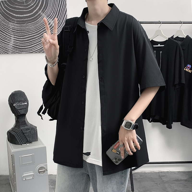 Áo Sơ Mi Ngắn Tay In Họa Tiết Hoạt Hình Thời Trang Dành Cho Nam | BigBuy360 - bigbuy360.vn