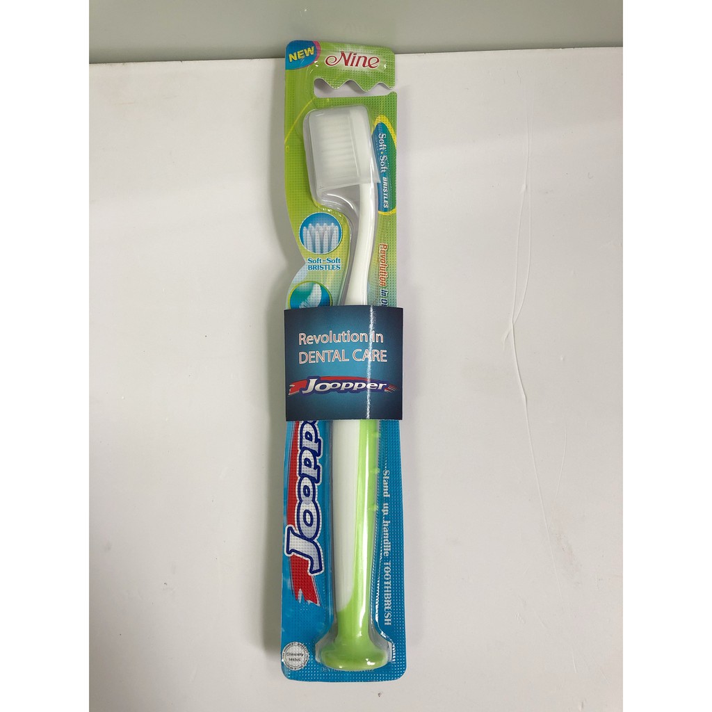 <HÀNG CÔNG TY>Bàn chải Nine JOOPER đơn người lớn THÁI LAN