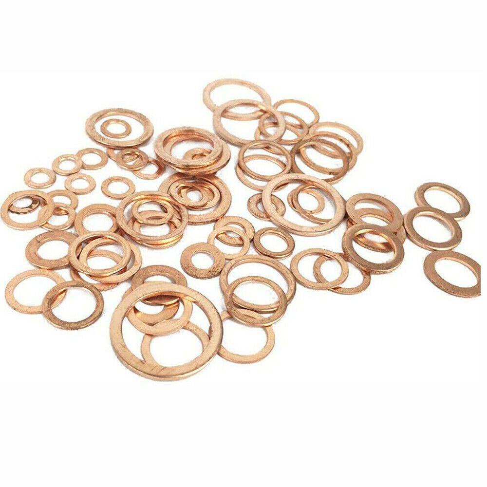 Set 200 Vòng Đệm Bằng Đồng Cho Vòng Niêm Phong M5 / M6 / M8 / M10 / M12 / M14