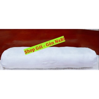 Ruột Gối ôm gòn xơ hoặc gòn bi size 35x110 có dây kéo (hàng có sẵn) phồng, êm, gòn sạch