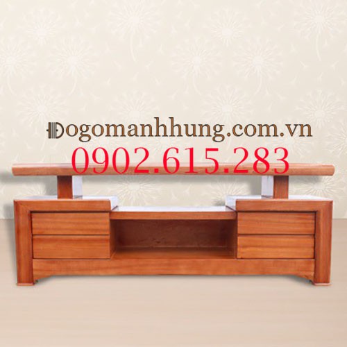 Tủ Kệ tivi gỗ xoan đào 1m40, mẫu đơn giản, hiện đại cho phòng khách