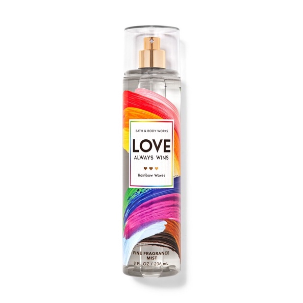 Xịt thơm lưu hương toàn thân Bath and Body works-Love Always Wins 236ml