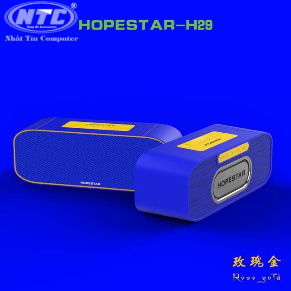 Loa bluetooth cao cấp HopeStar H29 - Âm thanh cực chuẩn - Kết nối 2 loa vào 1 thiết bị (Màu ngẫu nhiên)