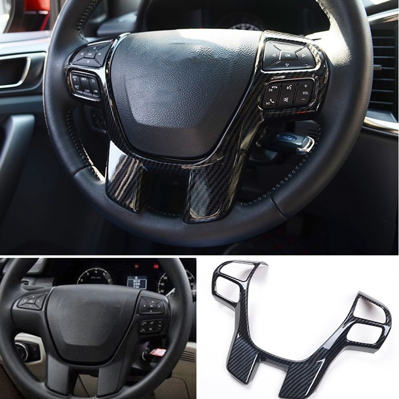 Viền trang trí vô lăng xe hơi Ford Ranger Everest 2015 + hiện đại chất lượng cao